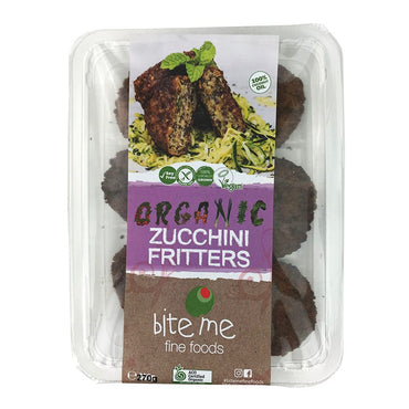 Bite Me Fine Foods Organic Zucchinni Fritters 270g